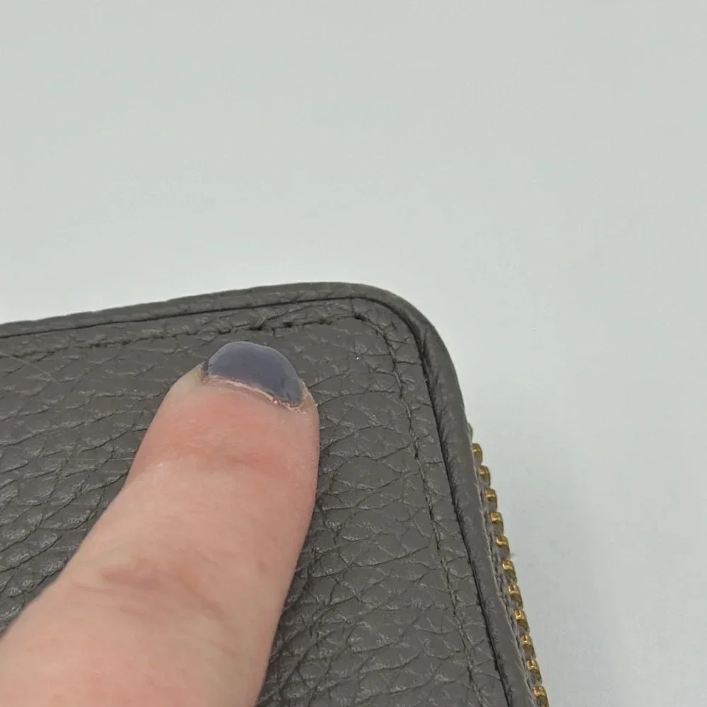 Kate Spade Gray pebbled Leather Brigitta Mulberry Street Long Wallet - Picture 8 of 8
